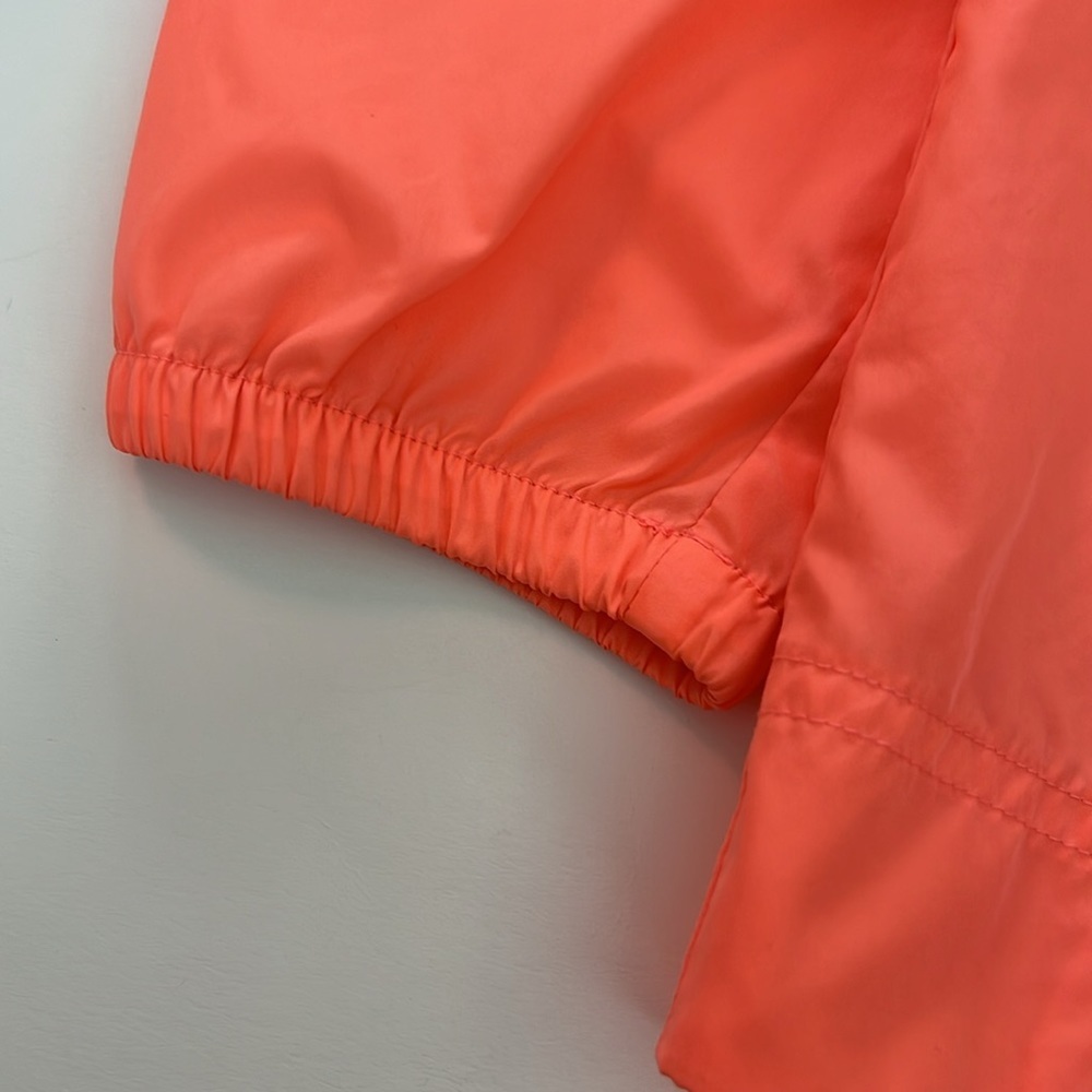 GAP Kids Girls Windbreaker Pullover Coloblock Blush Neon Salmon M (8) - Picture 9 of 9